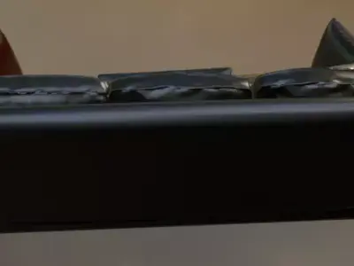 Leather couch 3D model