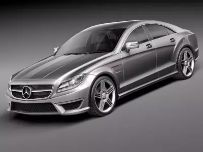 Mercedes CLS63 AMG 2012 3D model