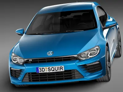 Volkswagen Scirocco R 2015 3D model