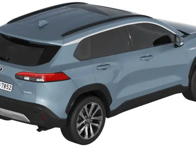 Toyota Corolla Cross 2023 3D model by zifir3d