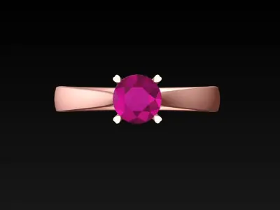 Diamond Ring - Womens Rings - N729946 3D print model