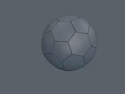 Football Basic 3D model