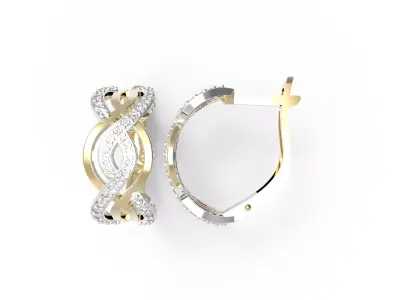 Luxury 3D Print Model  Elegant Ring Design 3D print model