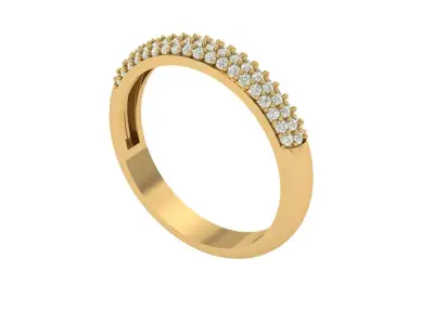 Engagement Ring Free 3D print model 11