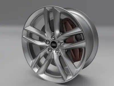 Car Rim 3D model get