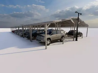  Parking-Parking Lot 3D model