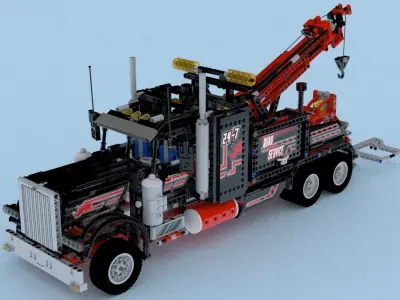 Lego Tow truck 8285 3D model