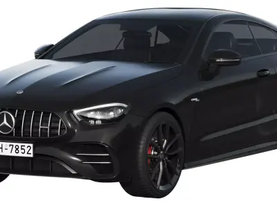 Mercedes-Benz E53 AMG Coupe 2021 3D model