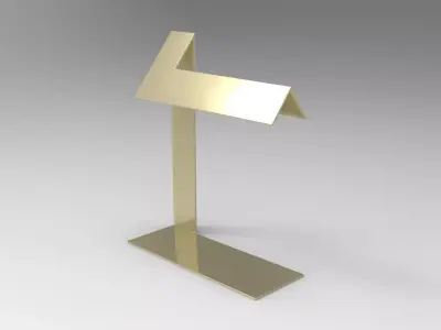 Hoolly Table Lamp Low-poly 3D model
