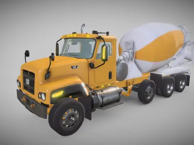 CAT CT681 Low-poly 3D model