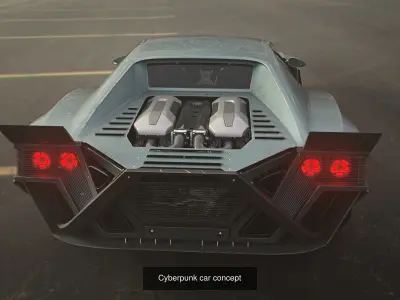 Two Concepts Car  3D Model Pack