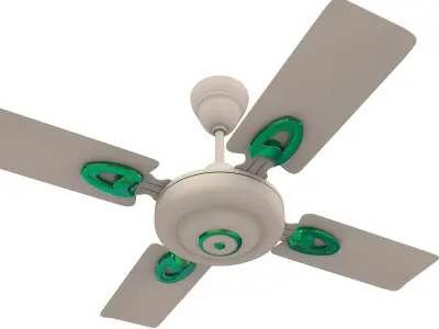 Ceiling Fan Low-poly 3D model