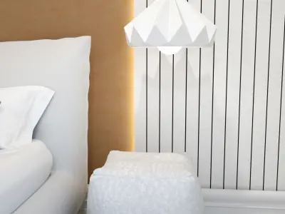 modern bedroom 3D model