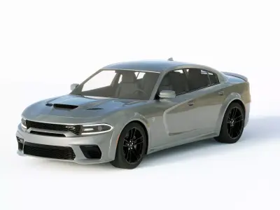 Dodge Charger SRT Hellcat Widebody 2020 3D model