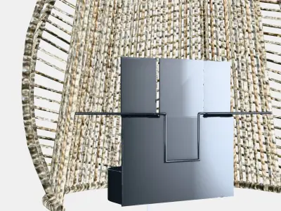 MANALG Wall lamp Low-poly 3D model