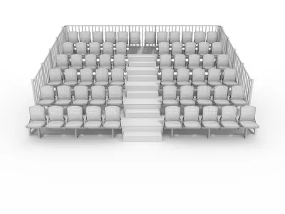 Bleachers 29 3D model