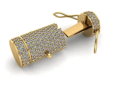 10 MM - Round Lock for Chain 3D print model