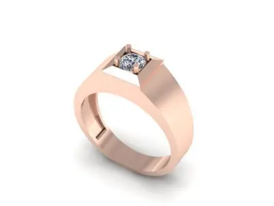 wedding ring for men 3D print model