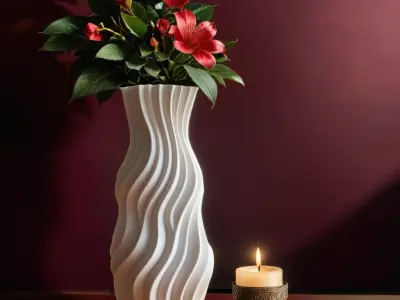 Belluno Vase for Elegant Bedroom Decor 3D print model