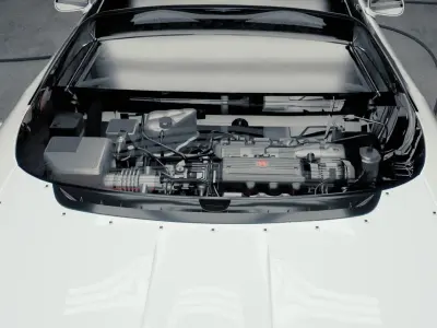 Highpoly Rigged Honda NSX Custom Design Blend File 3D model