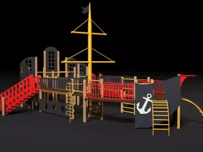 Playground ship 3D model