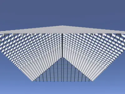 Roof structure 25O11 3D model
