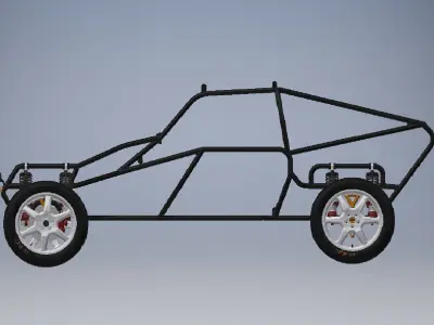 Offroad Buggy Assembly 3D model