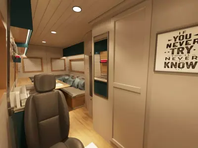 Caravan Design Mercedes 313 3D model