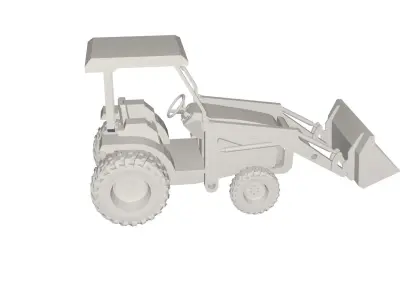 Tractor 3D model
