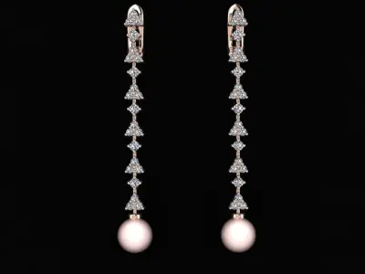 Earrings 14 3D print model