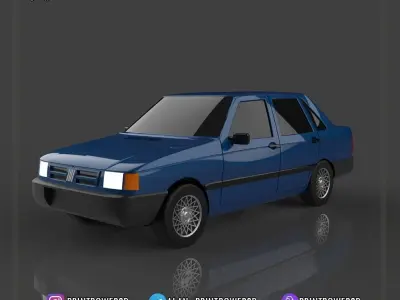 Fiat Duna for 3D printing 3D print model