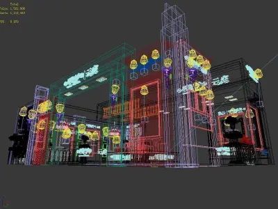 Exhibition - Area - 12X9-3DMAX2009-04 3D model