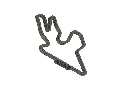 2025 Qatar MotoGP Racing Track 3D print model