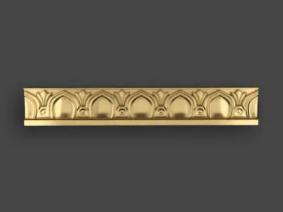 5 Borders Ornamental Pack 4 3D model