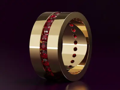 round cut eternity ring N12 54EU size Free 3D print model