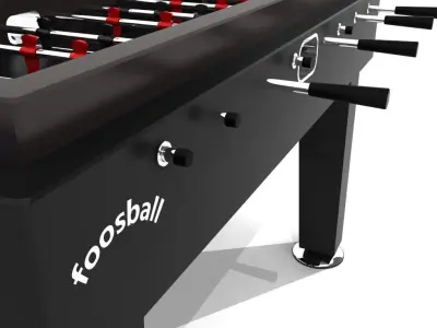 Foosball soccer table 3D model