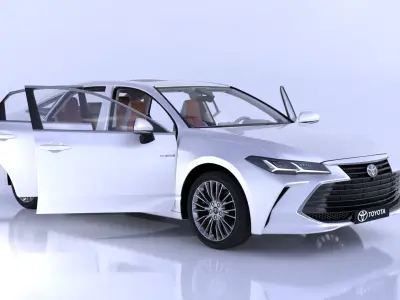 Toyota Avalon High-Detail 3D Model with Fully Detailed Interior 3D model