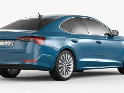 Skoda Octavia 2020 3D model