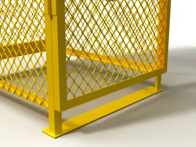 3D model of a box for a gas cylinder 3D model