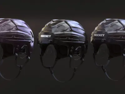 HOCKEY Helmet 3D model purchase