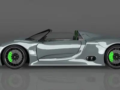 porsche 918 spyder 3D model