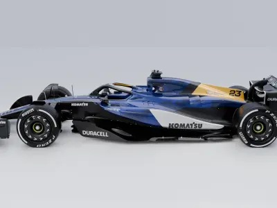 F1 2025 concept 3D model