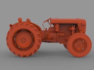 Tractor 1R 3D print model