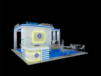  BerJaya Exhibition 6x7 Booth 3D model
