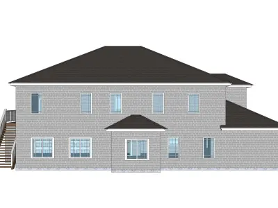 Contemporary House 32 -Archimple LLC 3D model