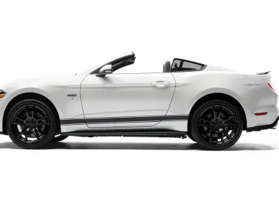 Mustang Convertible Sports Car Model Low-poly 3D model