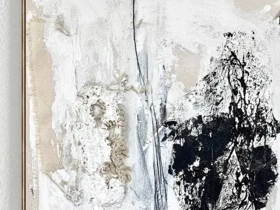 Plaster Two Photo Frame 293 Low-poly 3D model