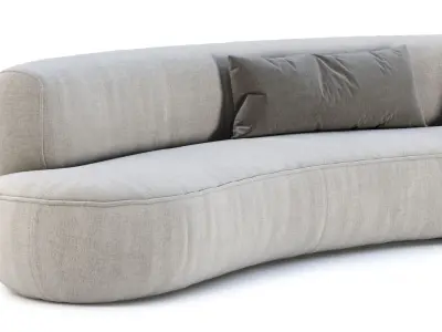 Jenifer round sofa  3D model