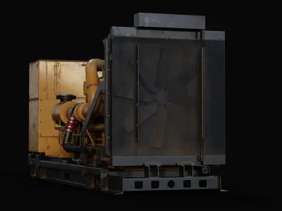 Generator optimized - Game ready- AR VR realtime PBR textures  Low-poly 3D model
