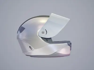 Racing Bike Helmet Free 3D model